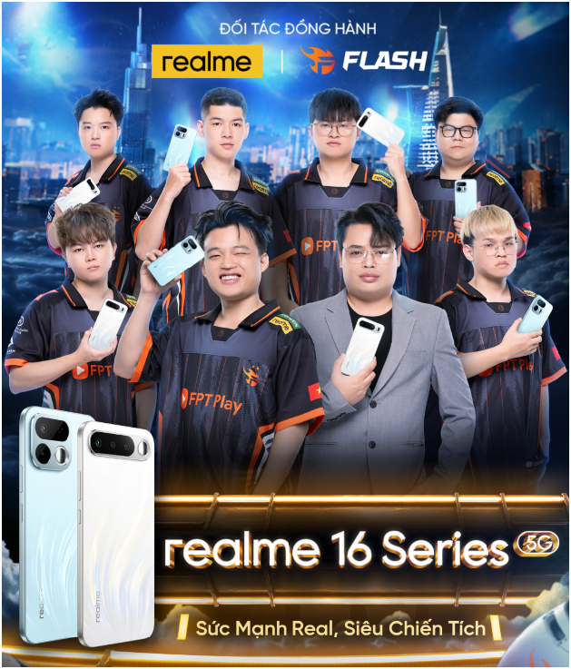 realme 16 Series – Hiệu năng tối ưu, nâng tầm trải nghiệm gaming
